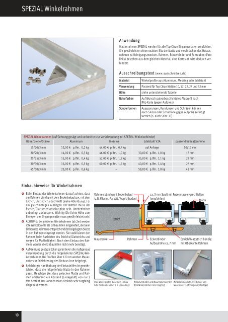 Katalog FUMA Fußmatten-Systeme 2012 als PDF