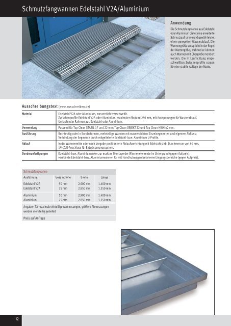 Katalog FUMA Fußmatten-Systeme 2012 als PDF