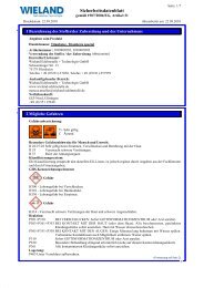 Sicherheitsdatenblatt - Wieland Edelmetalle