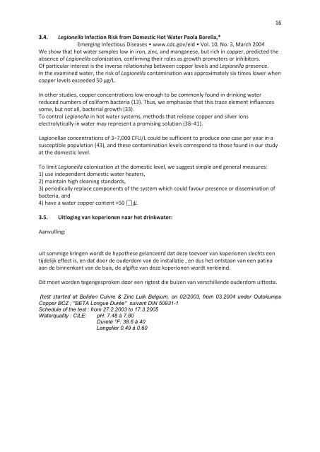 WHITE PAPER Legionellabacteriën in drinkwaterinstallaties De ...