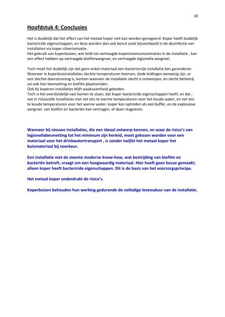 WHITE PAPER Legionellabacteriën in drinkwaterinstallaties De ...