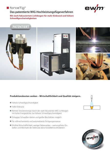 Broschüre - EWM HIGHTEC Welding GmbH