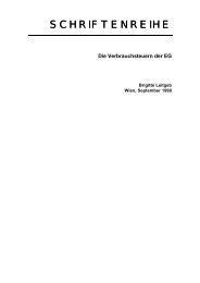 SCHRIFTENREIHE - Bundesministerium für Finanzen