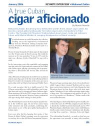 cigar aficionado - The Moodie Report