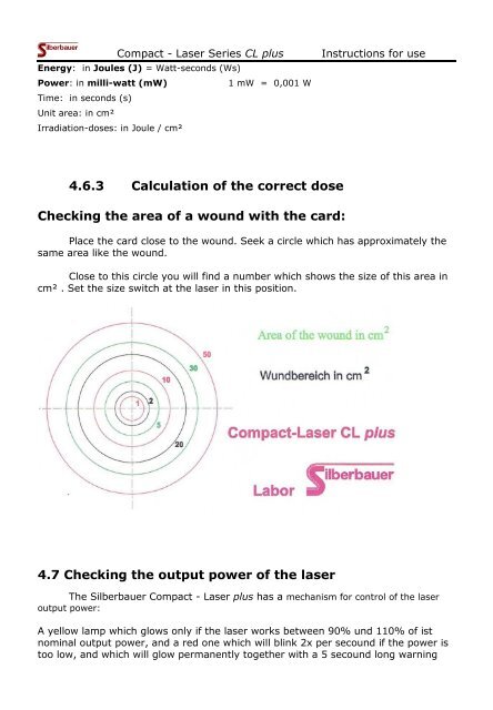 Compact - Laser CL plus - Silberbauer