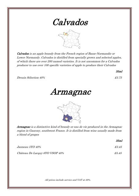 Long Bar Whisky Menu September 2012 - Royal Automobile Club