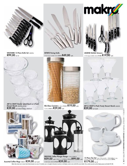 Housewares Catalogue - Makro