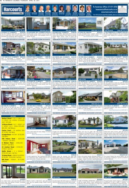 Te Awamutu Courier - April 29th, 2010 - Te Awamutu Online