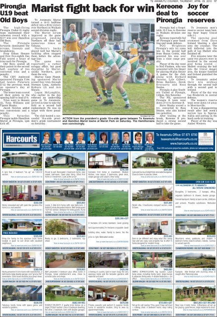 Te Awamutu Courier - April 29th, 2010 - Te Awamutu Online