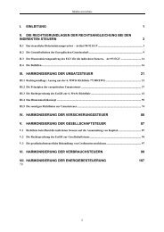 III. Harmonisierung der Umsatzsteuer