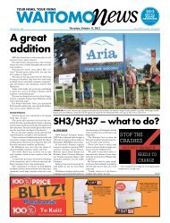 A great addition - Waitomo News