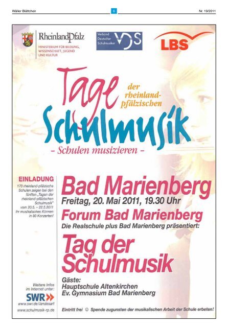 eXplorer BandContest - Verbandsgemeinde Bad Marienberg