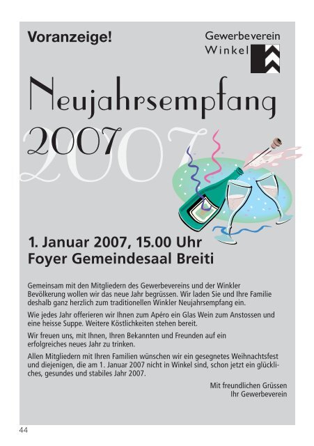 dorfziitig Dezember 2006