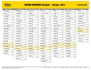 Encore Westerns Schedule - April, 2010 - Starz
