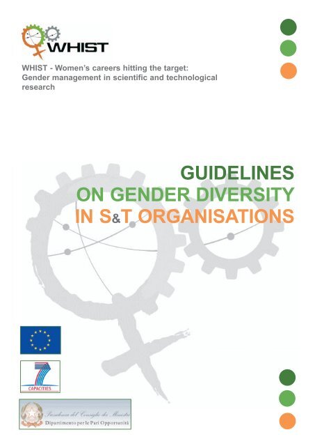 guidelines on gender diversity in s&t organisations - Rete Pari ...