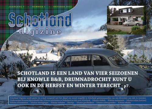 Schotland iS een land van vier Seizoenen Bij Knowle B&B ...