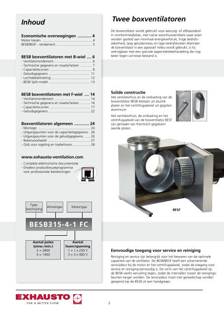 BESB en BESF - exhausto.de