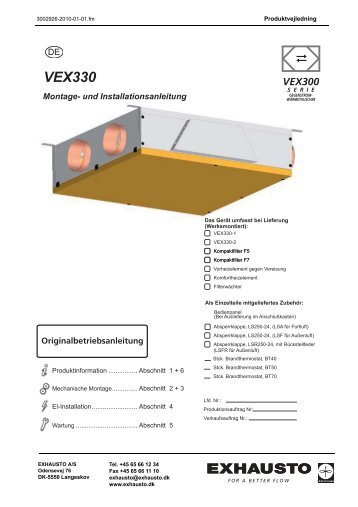 VEX330 - EXHAUSTO DK