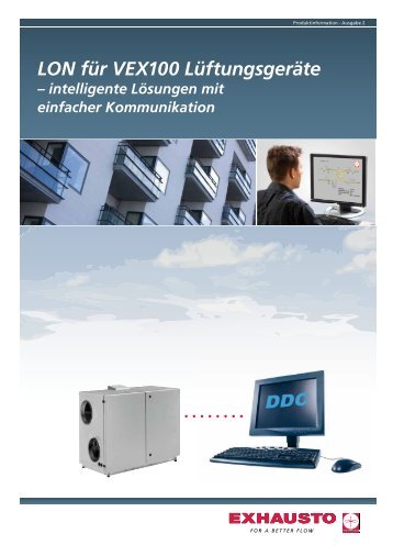 LON für VEX100 Lüftungsgeräte - exhausto.de