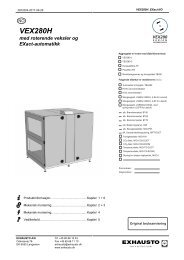 VEX280H med roterende veksler og EXact-automatikk - exhausto.de