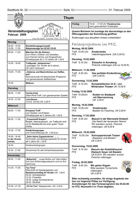 Ausgabe Februar - Jahnsbach im Erzgebirge