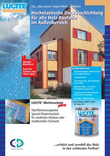 Flyer LUCITE Wetterschutz_D - CD-Color GmbH & Co.KG