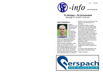 FCB Info - FC Binzgen