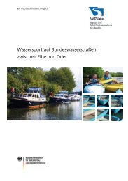 Wassersport auf Bundeswasserstraßen zwischen Elbe und Oder