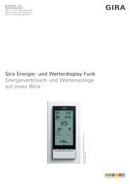 Gira Energie- und Wetterdisplay Funk 2011 (PDF-Datei
