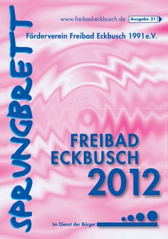Inhalt Sprungbrett 2012 Mutter1.indd - Freibad Eckbusch