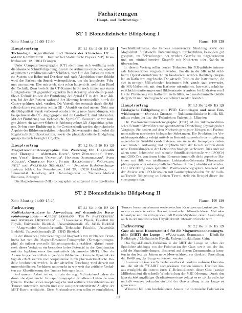 aktualisiertes pdf - DPG-Tagungen