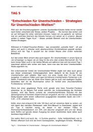 Besser Wetten Tag 7 - Wettbasis