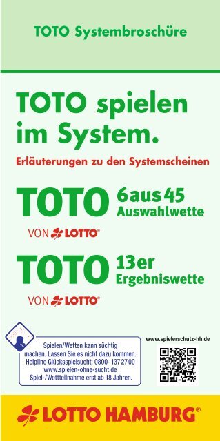 TOTO spielen im System. - LOTTO Hamburg