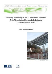 Thin Films in the Photovoltaic Industry 22/23 November 2007 - Aperca