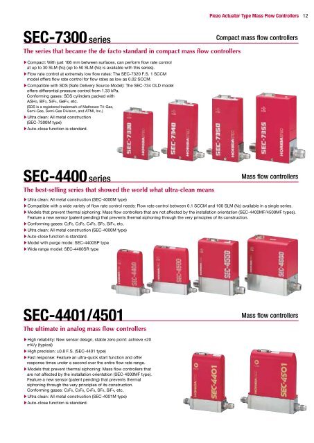 SEC-400series - Shavo Technologies