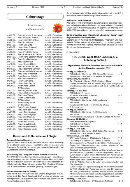 ( 6 MB / PDF )Amtsblatt der Stadt Wettin-Löbejün