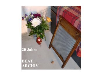 Beat Archiv in Glauchau - die Strawberries