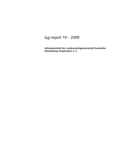 Download lag-report 10 (2009) - Landesarbeitsgemeinschaft ...