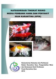 kategorisasi tingkat risiko media pembawa hama dan penyakit ikan ...