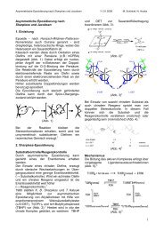 Asymmetriche Epoxidierung nach Sharpless und Jacobsen 1 ...