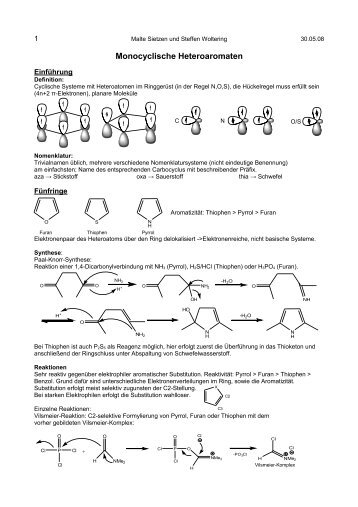 Monocyclische Heteroaromaten