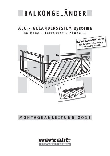 Balkon-Bekleidung - Werzalit