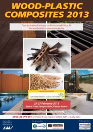 wood-plastic composites 2013 - Applied Market Information Ltd.