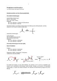 Oxidationen und Ozonolyse