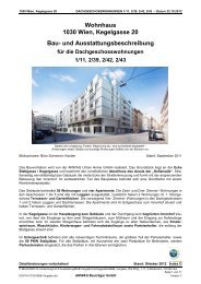 Wohnhaus 1030 Wien, Kegelgasse 20 Bau - Arwag