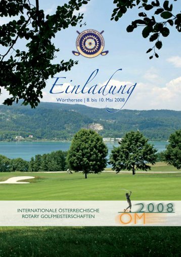 Einladung - Rotary Golf Austria