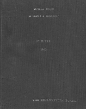 Read the 1960 St Kitts report - Imperial College London