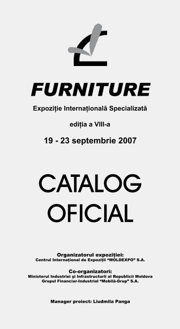 CATALOG OFICIAL - Furniture - Moldexpo