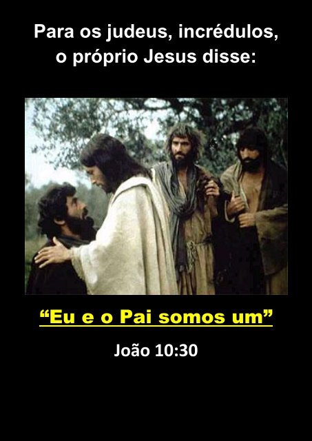 JESUS  - O PRÓPRIO DEUS JEOVÁ