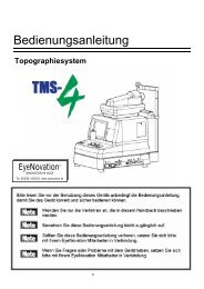 Bedienungsanleitung TMS 4 - EyeNovation GmbH